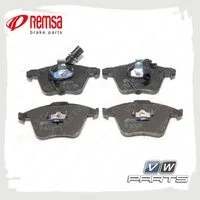 Колодки тормозные передние Remsa 0964.12