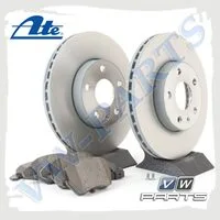 Комплект передних тормозных дисков с колодками ATE 1798064