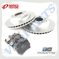 Комплект задних тормозных дисков с колодками Remsa 1798070