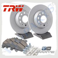 Комплект задних тормозных дисков с колодками TRW 1798074