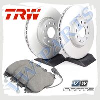 Комплект передних тормозных дисков с колодками TRW 1798080
