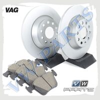 Комплект задних тормозных дисков с колодками VAG 1798082