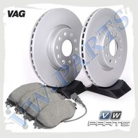Комплект передних тормозных дисков с колодками VAG 1798086