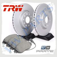 Комплект передних тормозных дисков с колодками TRW 1798087