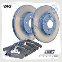 Комплект передних тормозных дисков с колодками VAG 1798093