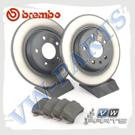 Комплект задних тормозных дисков с колодками Brembo 1798099