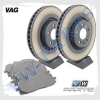 Комплект передних тормозных дисков с колодками VAG 1798103