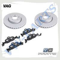 Комплект передних тормозных дисков с колодками VAG 1798106