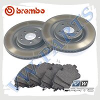 Комплект задних тормозных дисков с колодками Brembo 1798108