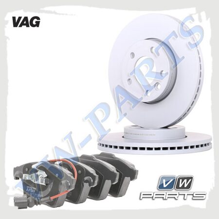 Комплект передних тормозных дисков с колодками VAG 1798109