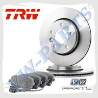 Комплект задних тормозных дисков с колодками TRW 1798113