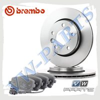 Комплект задних тормозных дисков с колодками Brembo 1798114