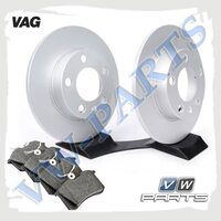 Комплект задних тормозных дисков с колодками VAG 1798119