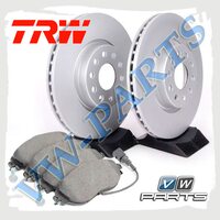 Комплект передних тормозных дисков с колодками TRW 1798131