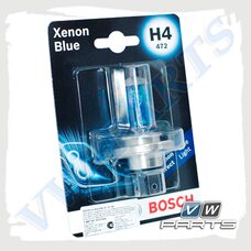 Лампа H4 12V 60/55W Bosch Xenon Blue (блистер) 1987301010