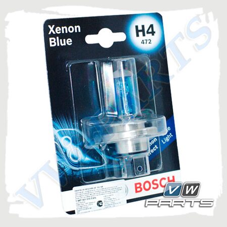 Лампа H4 12V 60/55W Bosch Xenon Blue (блистер) 1987301010