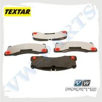 Колодки тормозные передние Textar 2500701