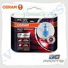 Лампа H4 12V 60/55W (P43t) (+130 % света) Osram Night Breaker 64193NBL