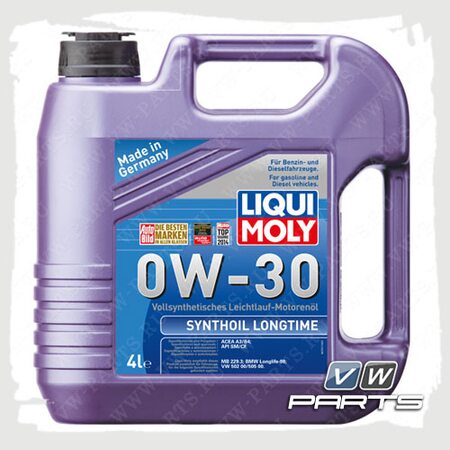 Масло моторное LIQUI MOLY Synthoil Longtime (502.00/505.00) 0W30 (4 л.)