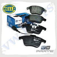 Колодки тормозные передние HELLA 8DB355014-031