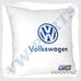 Подушка с логотипом VW (белая)