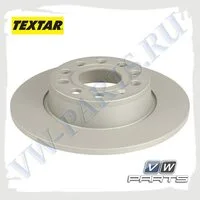 Диск тормозной задний Textar 92224903