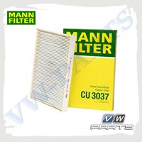 Фильтр салона (бумажный) Mann CU3037