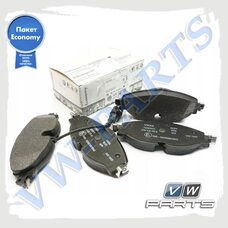 Колодки тормозные передние VAG Economy JZW698151AN Колодки тормозные передние VAG Economy JZW698151AN