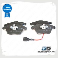 Колодки тормозные передние VAG Economy JZW698151Q Колодки тормозные передние VAG Economy JZW698151Q