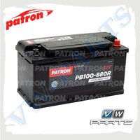 Аккумуляторная батарея (12V/100Ah/880А) PATRON PLUS PB100-880R