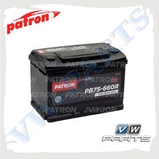 Аккумуляторная батарея PATRON POWER (12V/75Ah/660A) PB75-660R