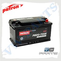 Аккумуляторная батарея PATRON POWER (12V/80Ah/720А) PB80-720R