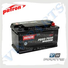 Аккумуляторная батарея PATRON PLUS (12V/85Ah/760А) PB85-760R