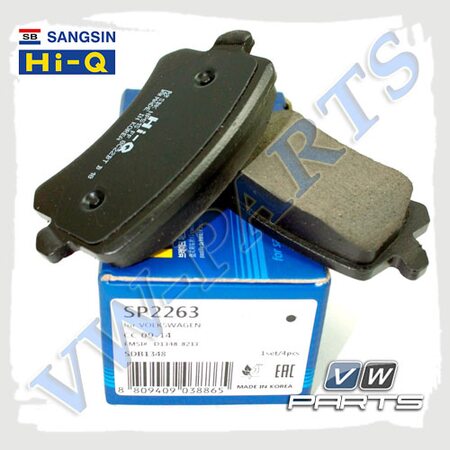 Колодки тормозные задние Sangsin (Hi-Q) SP2263 купить по низкой цене в  Москве | интернет-магазин VW-parts.ru (ФВ-партс)