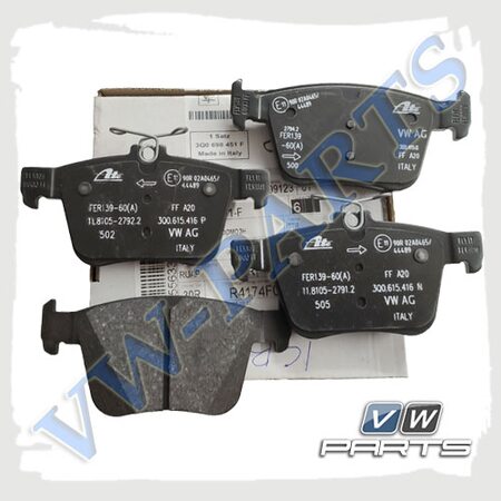 Колодки тормозные задние VAG 3Q0698451J