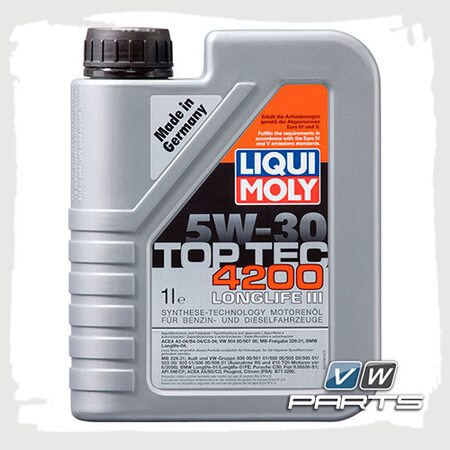 Масло моторное LIQUI MOLY Top Tec 4200 (504.00/507.00) 5W30 (1 л.)