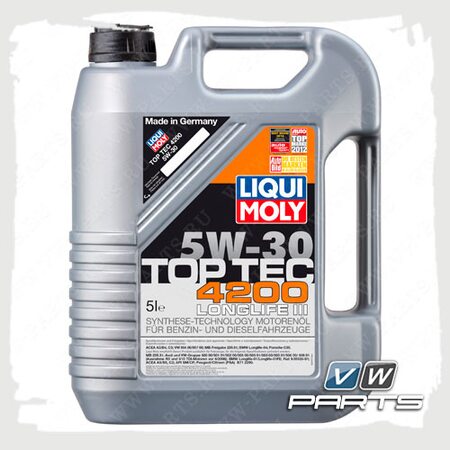Масло моторное LIQUI MOLY Top Tec 4200 (504.00/507.00) 5W30 (5 л.)
