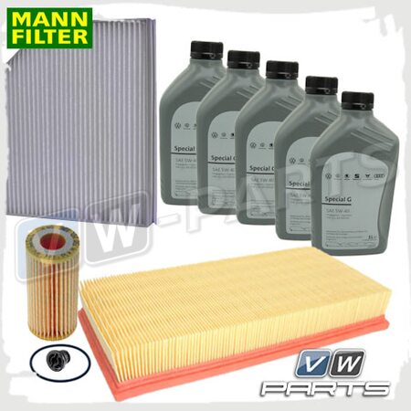 Набор ТО-1, ТО-3, ТО-5 для 2.0 TFSI (230 л.с.) Mann 1198109