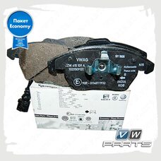 Колодки тормозные передние VAG Economy JZW698151B Колодки тормозные передние VAG Economy JZW698151B