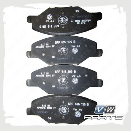 Колодки тормозные передние VAG 6RU698151B